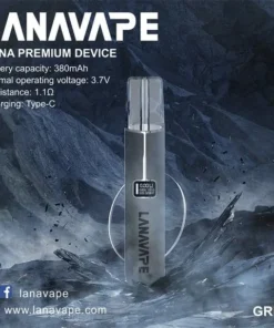 lana皮革電子煙主機灰色