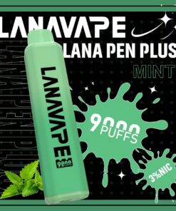 LANA Pen Plus 9000口發光一次性拋棄式電子煙薄荷口味開箱，小七電子煙現貨供應，還原極地冰鎮純粹草本香搭配Mesh網芯與650mAh充電，物理醒腦大口數潮流口糧指南