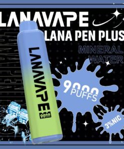 LANA Pen Plus 9000口發光一次性拋棄式電子煙冰礦泉口味開箱，小七電子煙現貨供應，極地冷萃無糖純涼感搭配Mesh網芯與650mAh可充電式Type-C，物理醒腦大口數潮流口糧指南